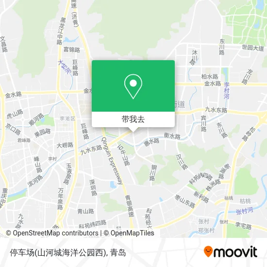 停车场(山河城海洋公园西)地图