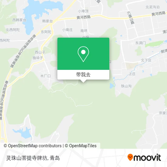 灵珠山菩提寺牌坊地图