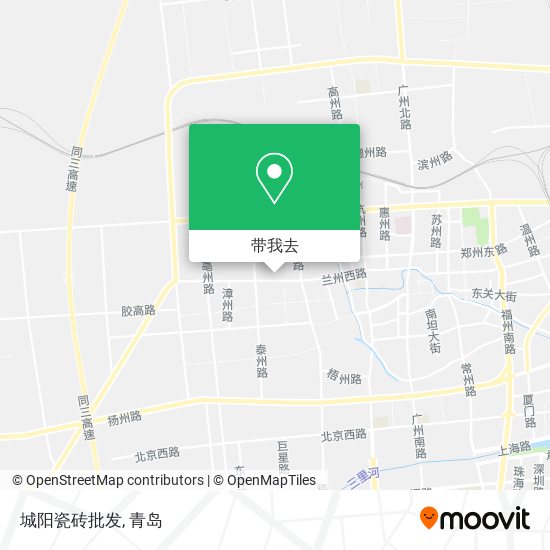 城阳瓷砖批发地图