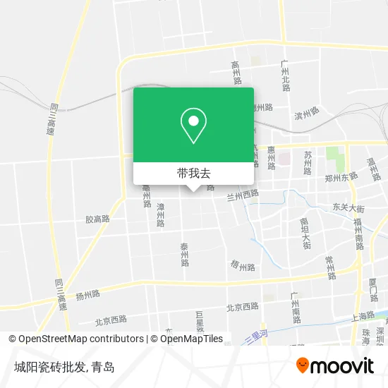 城阳瓷砖批发地图