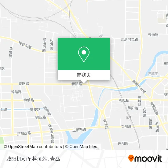 城阳机动车检测站地图