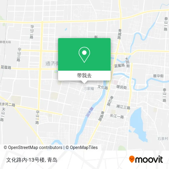 文化路内-13号楼地图