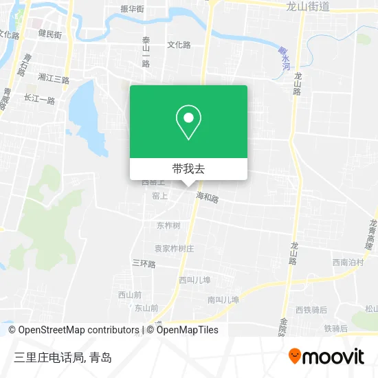 三里庄电话局地图
