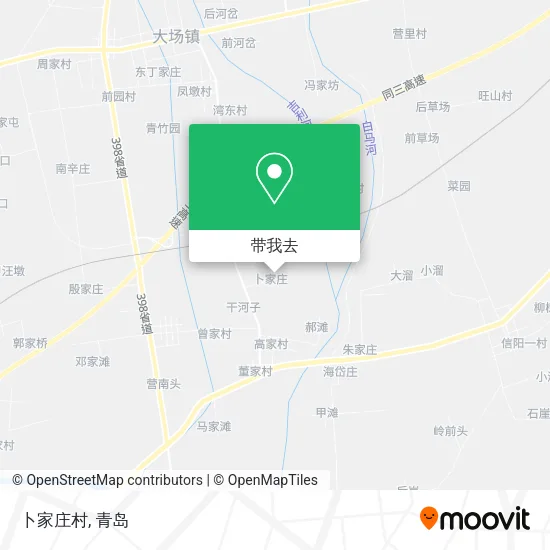 卜家庄村地图