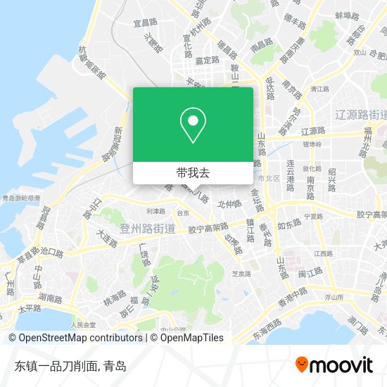 东镇一品刀削面地图