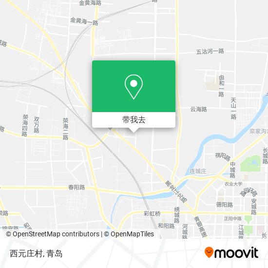 西元庄村地图
