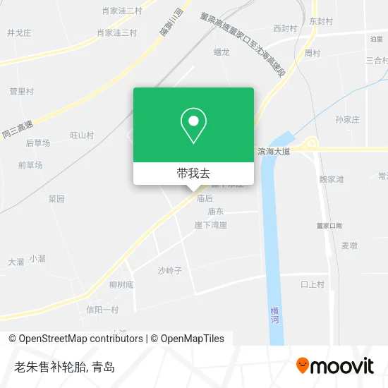 老朱售补轮胎地图