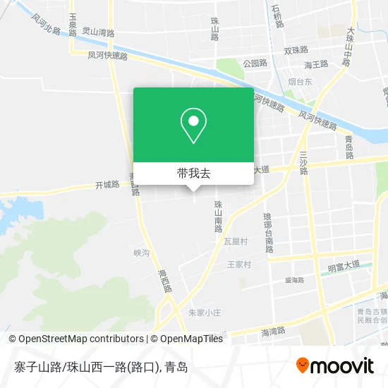 寨子山路/珠山西一路(路口)地图