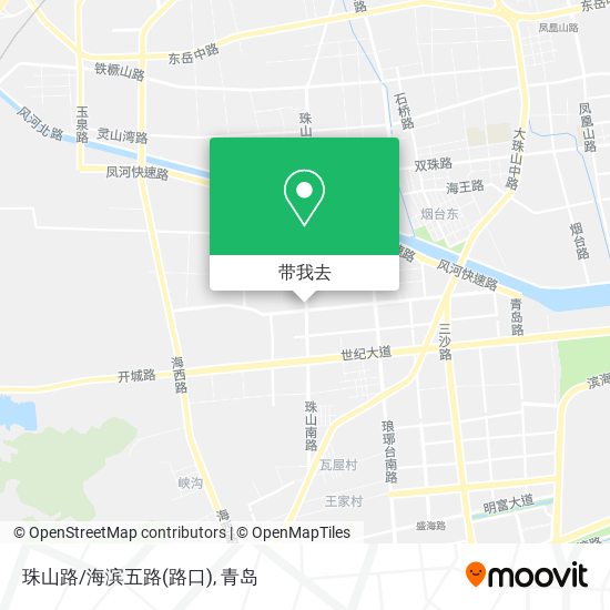 珠山路/海滨五路(路口)地图