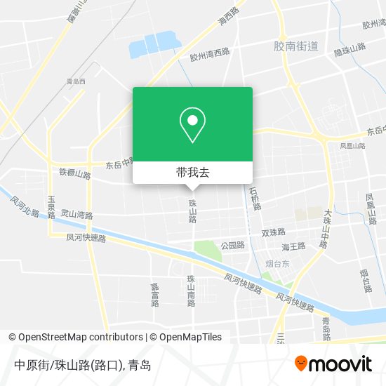 中原街/珠山路(路口)地图