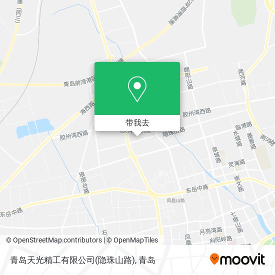 青岛天光精工有限公司(隐珠山路)地图