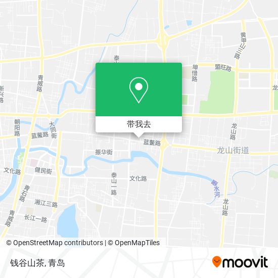 钱谷山茶地图