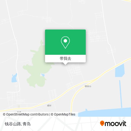 钱谷山路地图