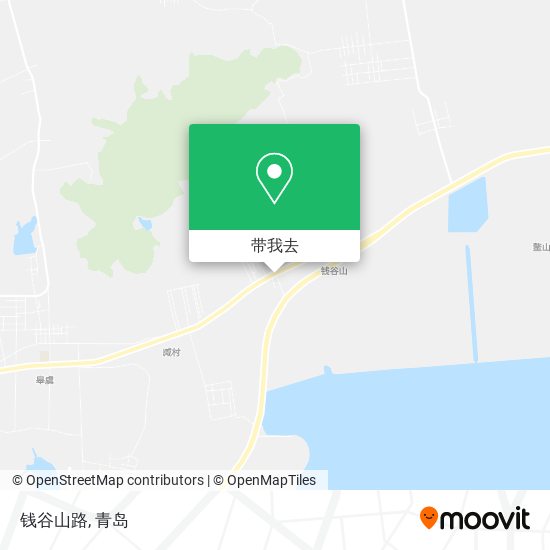 钱谷山路地图