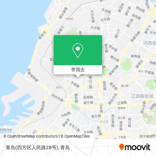 青岛(四方区人民路28号)地图