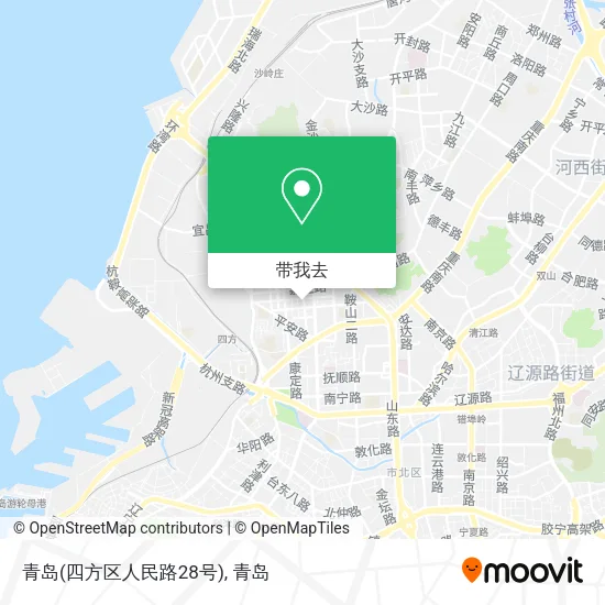 青岛(四方区人民路28号)地图