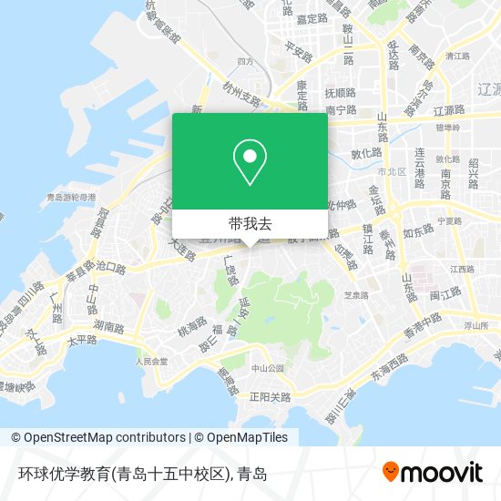 环球优学教育(青岛十五中校区)地图