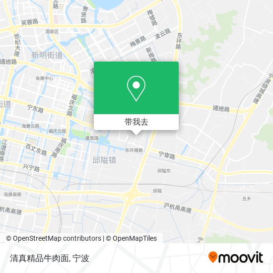 清真精品牛肉面地图