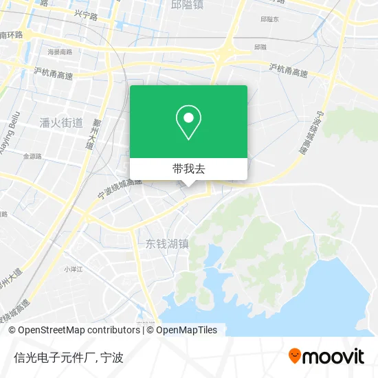 信光电子元件厂地图
