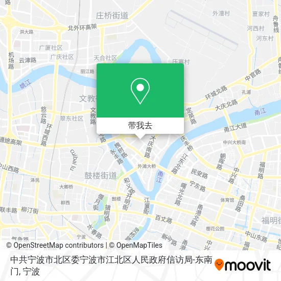 中共宁波市北区委宁波市江北区人民政府信访局-东南门地图
