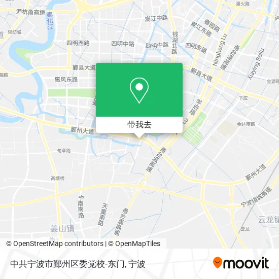 中共宁波市鄞州区委党校-东门地图
