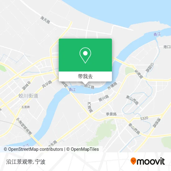 沿江景观带地图