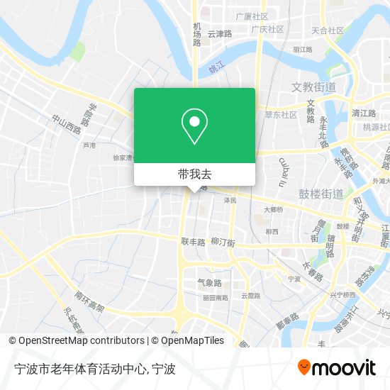 宁波市老年体育活动中心地图