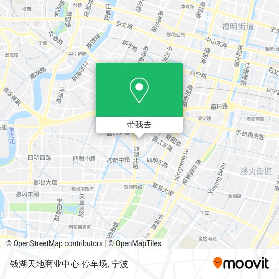钱湖天地商业中心-停车场地图