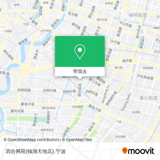 四合网苑(钱湖天地店)地图