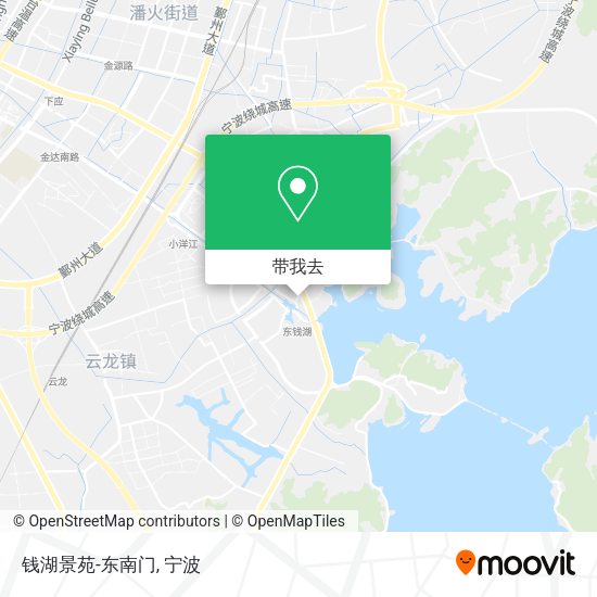 钱湖景苑-东南门地图