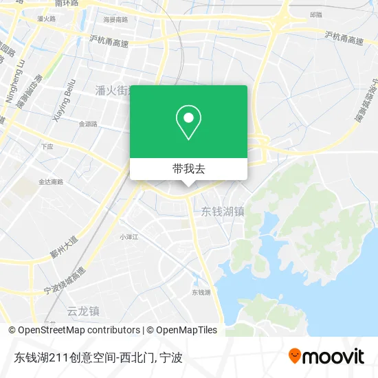 东钱湖211创意空间-西北门地图