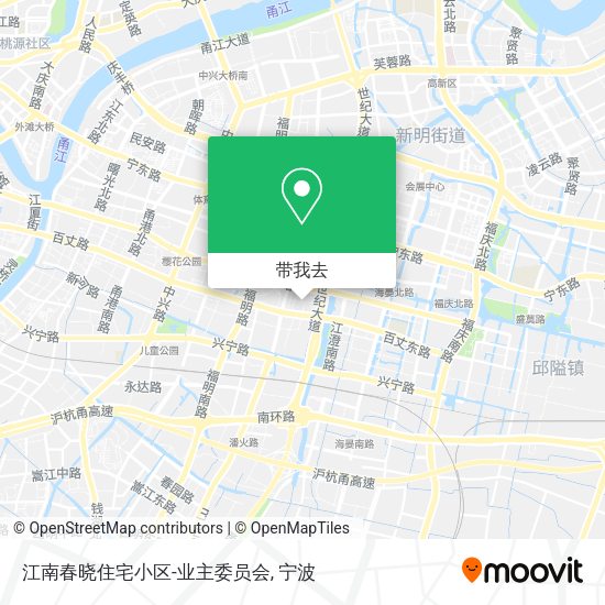 江南春晓住宅小区-业主委员会地图