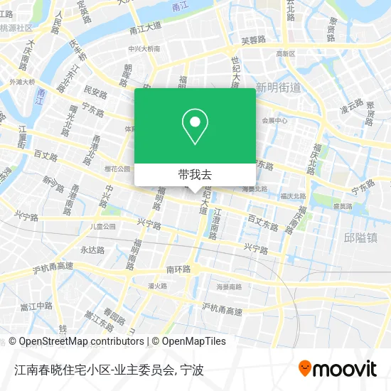 江南春晓住宅小区-业主委员会地图
