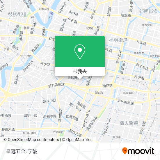 皇冠五金地图