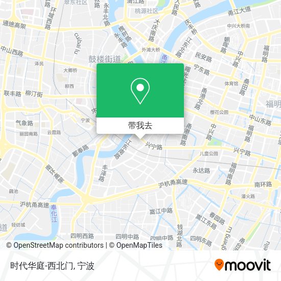 时代华庭-西北门地图