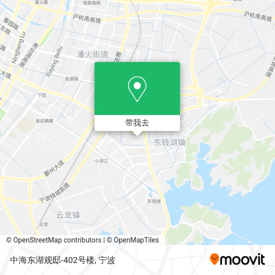 中海东湖观邸-402号楼地图