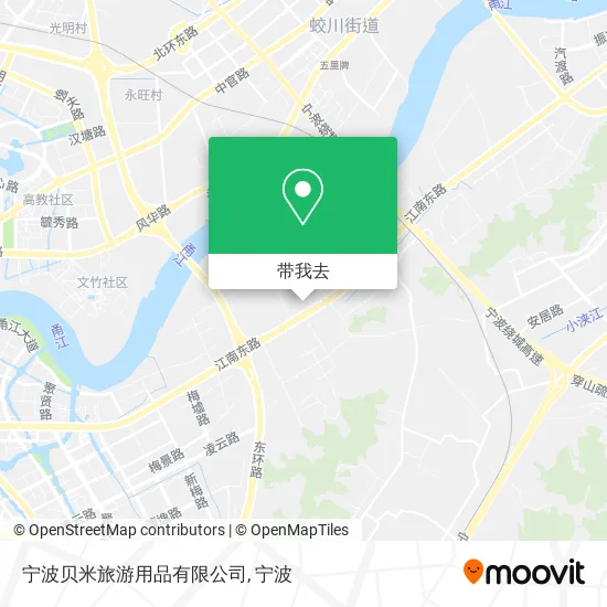 宁波贝米旅游用品有限公司地图