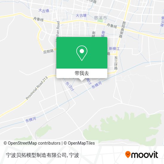 宁波贝拓模型制造有限公司地图