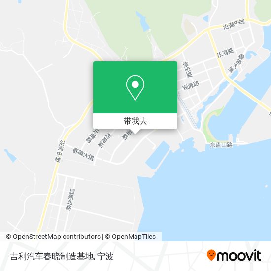吉利汽车春晓制造基地地图