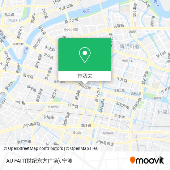 AU FAIT(世纪东方广场)地图