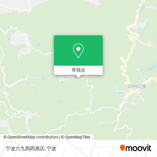 宁波六九四四酒店地图