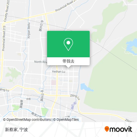 新蔡家地图