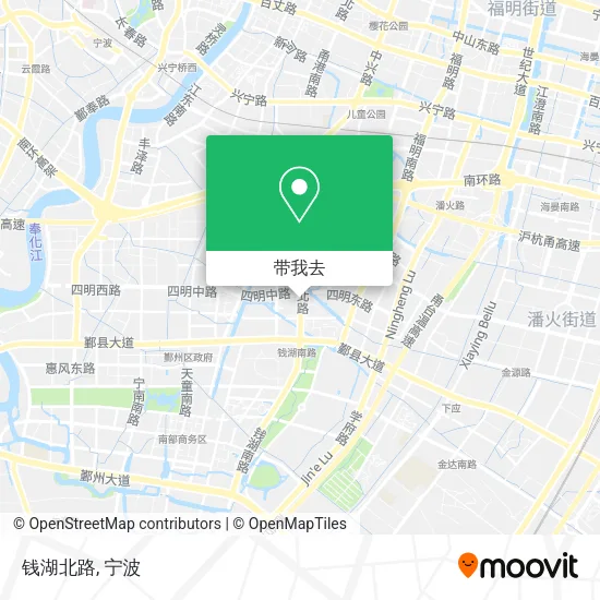 钱湖北路地图