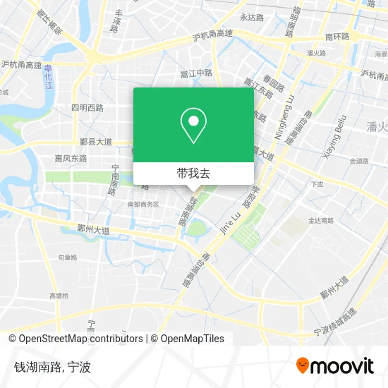 钱湖南路地图