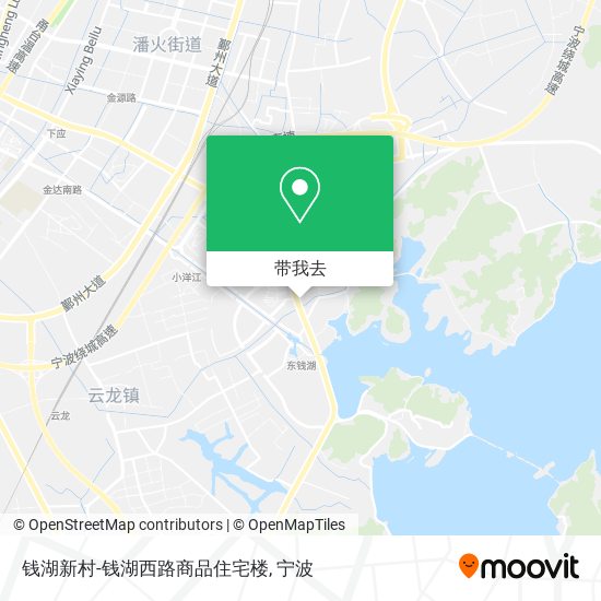 钱湖新村-钱湖西路商品住宅楼地图