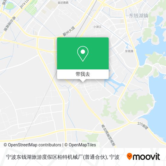 宁波东钱湖旅游度假区柏特机械厂(普通合伙)地图