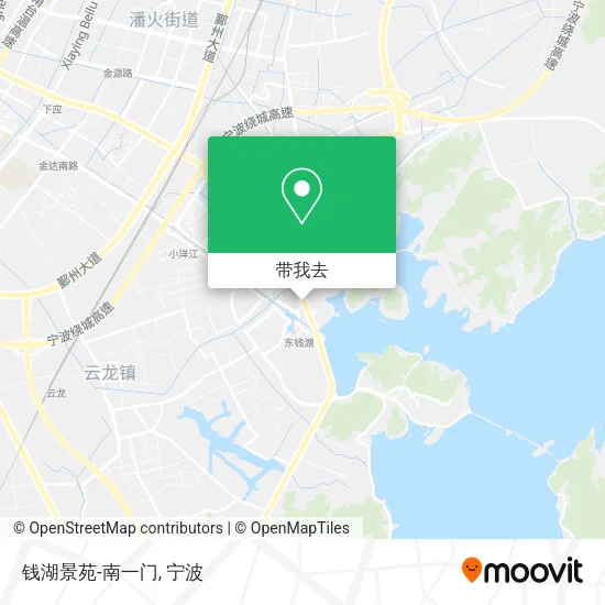 钱湖景苑-南一门地图