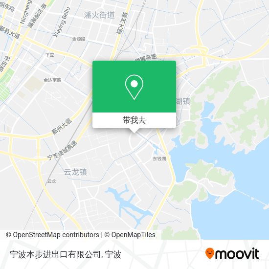 宁波本步进出口有限公司地图