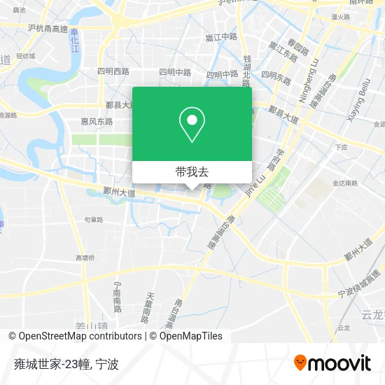 雍城世家-23幢地图