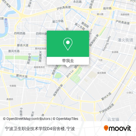 宁波卫生职业技术学院D4宿舍楼地图